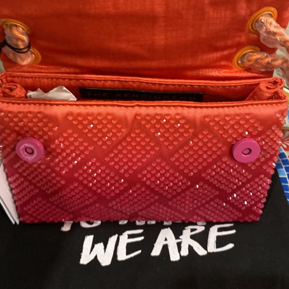 (7)
Mini Kensington Embellished Fabric Convertible Crossbody Bag - Picture 9 of 13